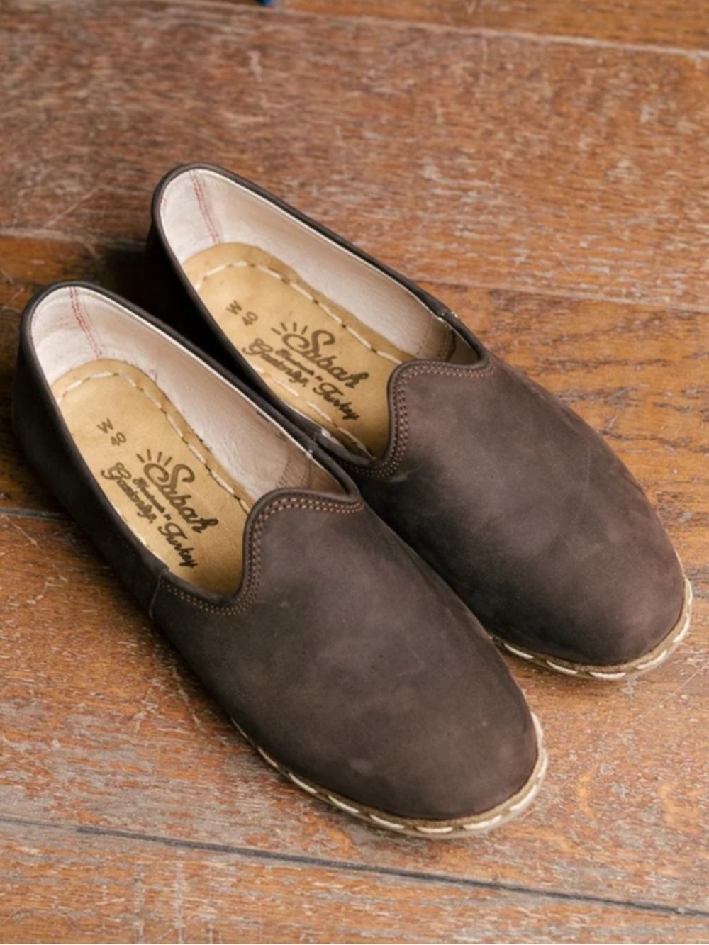 Sabah Leather Slip On Shoes